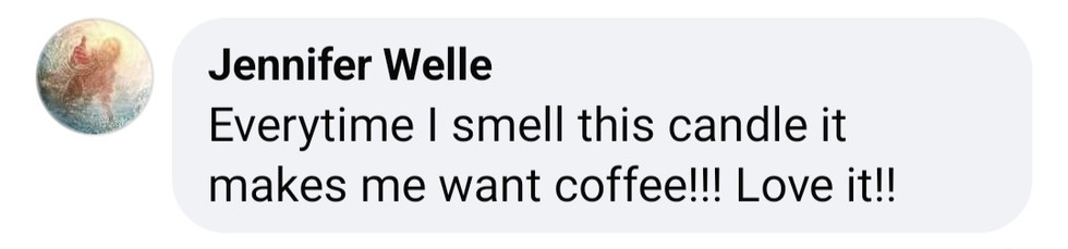 Cappuccino brulee, coffee candle.