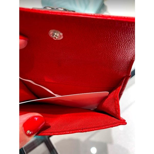 サムネイル： 直営店【CHANEL】新作☆BOYシャネル☆ナノウォレット三つ折財布