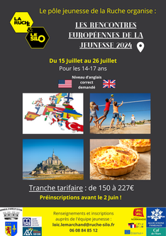 Séjour des Rencontres Européennes de la Jeunesse 2024 ! 