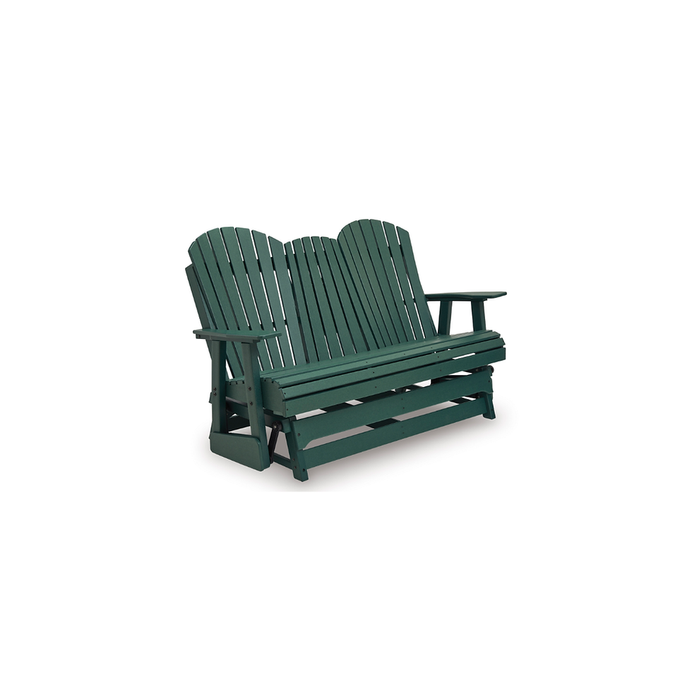 Thumbnail: Shell Beach Loveseat Glider W/ Drop Down Table