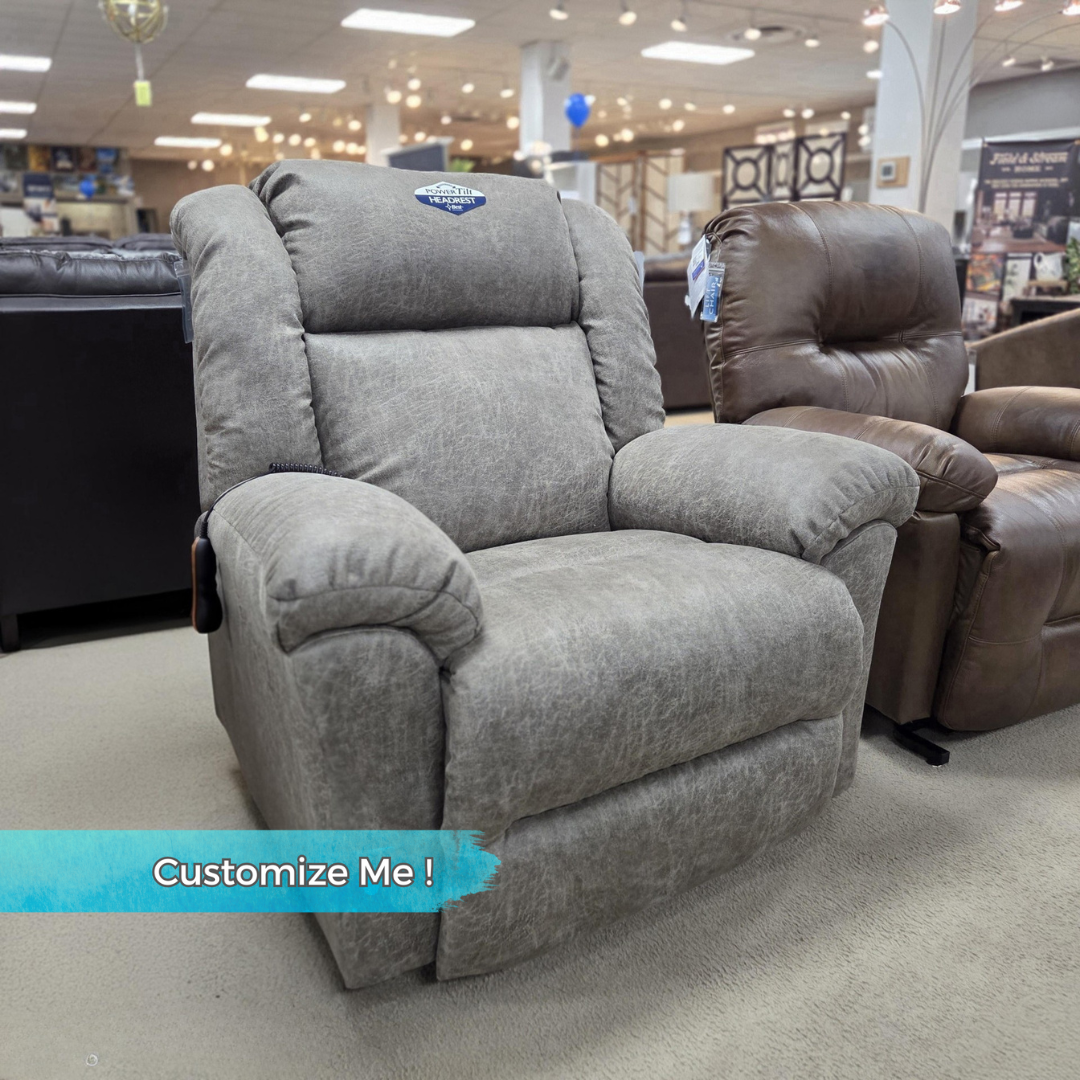 Gigantor "Beast" Power Lift Zero Gravity Recliner in Fabric Paloma