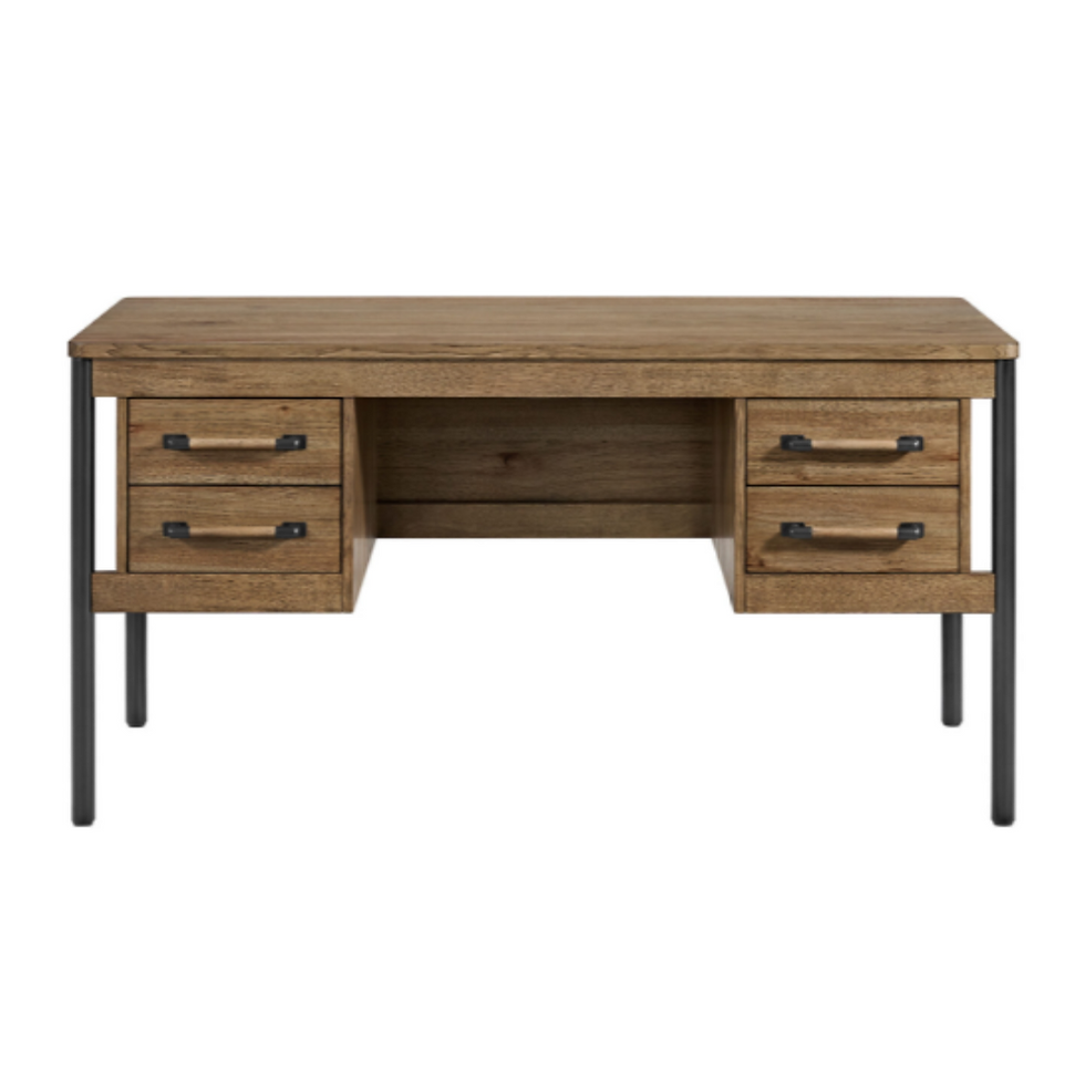 Thumbnail: Norcross 60" Desk w/ 4 Drawers in Hickory