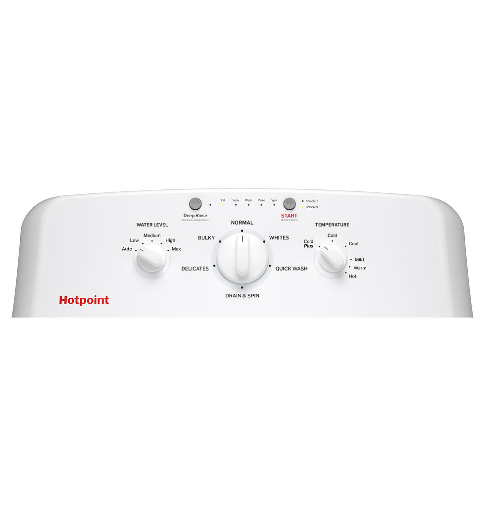 Thumbnail: HOTPOINT® 4.0 CU. FT. CAPACITY WASHER WITH STAINLESS STEEL BASKET