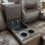 Thumbnail: Brinley Manual Rocking Reclining Loveseat with Console
