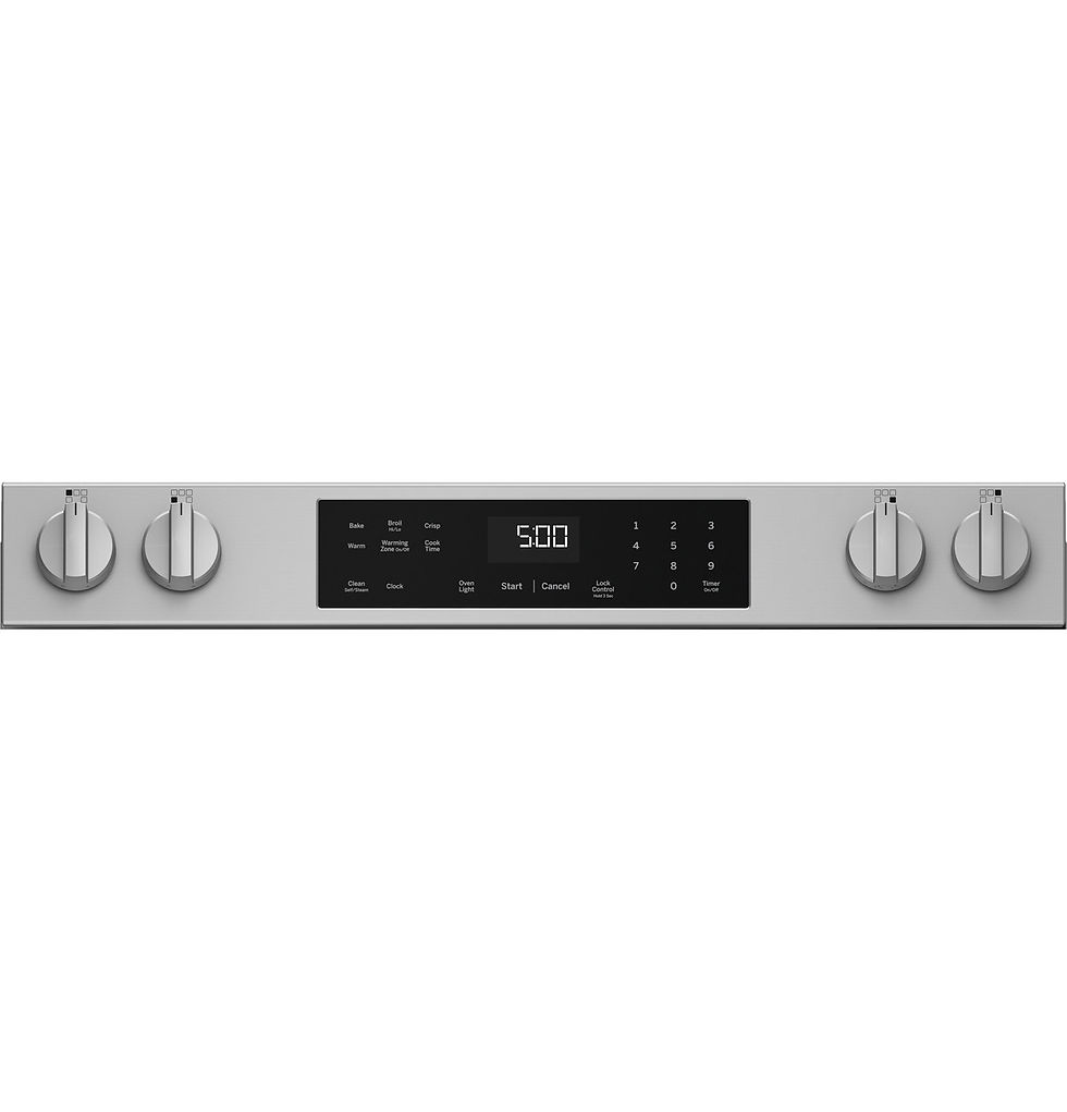 Thumbnail: GE® 30" Slide-In Electric Range with Crisp Mode Stainless Steel