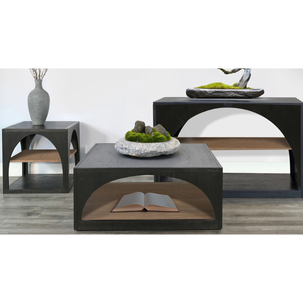 Thumbnail: Umbra & Oak Grove Arched Sofa Table