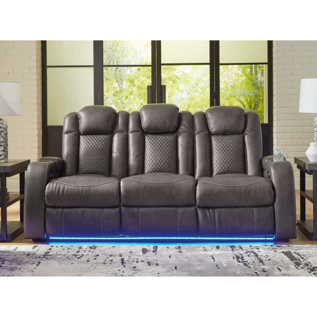 Fyne-Dyme Power Sofa W/ Adj Headrest
