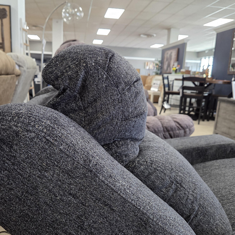 Thumbnail: O'Neil Power Space Saver w/ Adj. Headrest in Fabric Charcoal