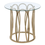 Thumbnail: Monett Round Glass Top Side End Table