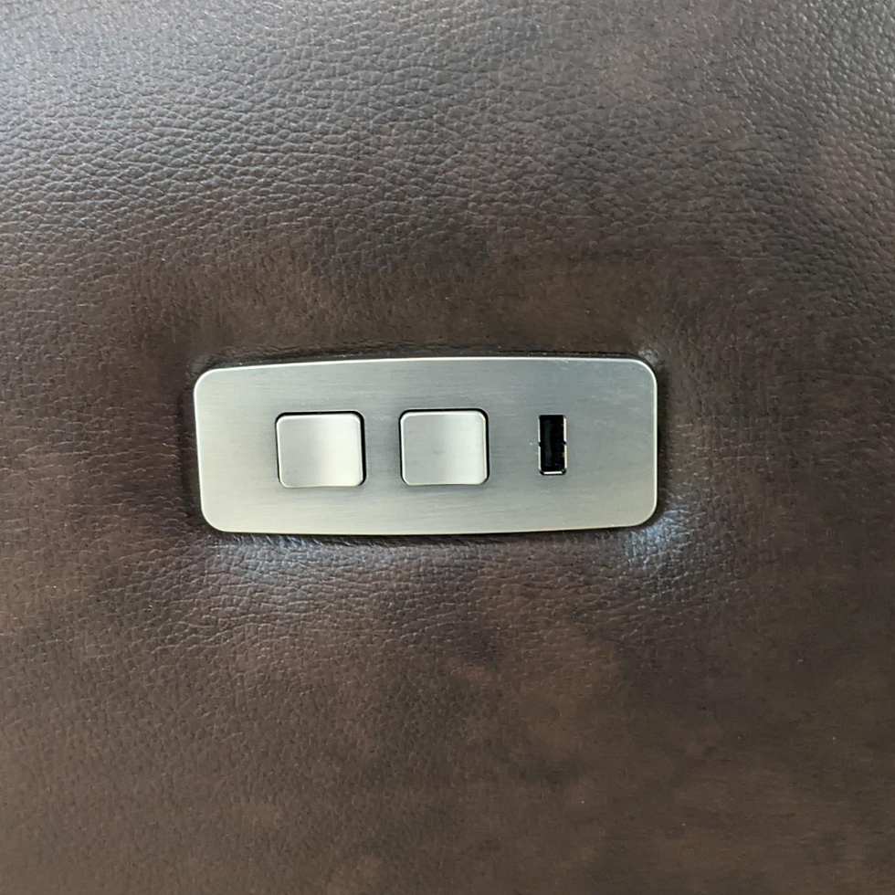 Thumbnail: Marquis Power Space Saver Loveseat w Console, Adj. Headrest & Wireless Charging