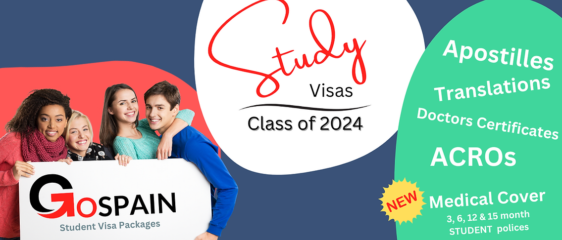 students applying for visa to Spain