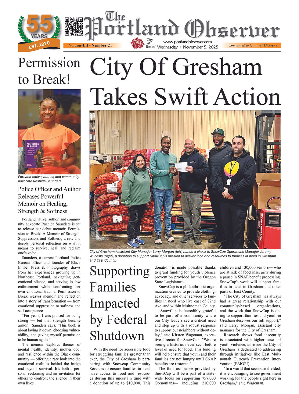 Vol. LV Issue 21 11/05/2025