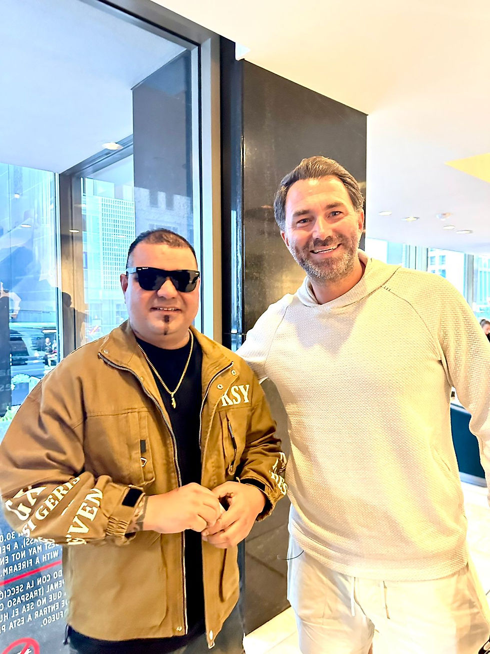 Kuldeep Singh ,Eddie Hearn