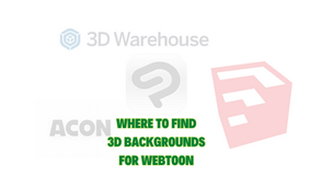 Where to get 3D Backgrounds for Webtoon