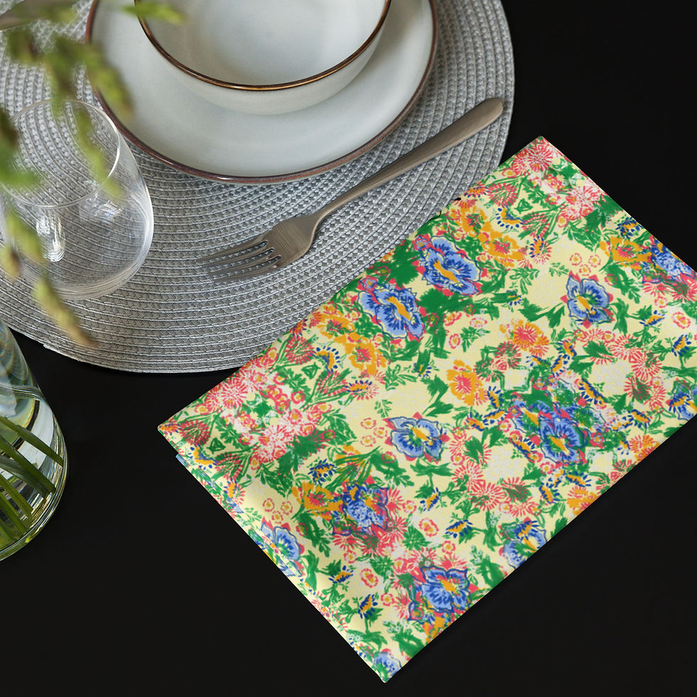 Thumbnail: The Heirloom Napkin in Colette's Sketchbook- Spring Whispers