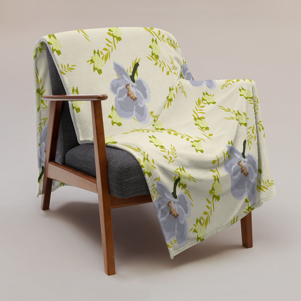 The Cloudveil Throw in Isabel Grace