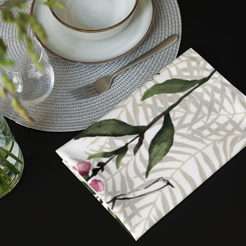 Thumbnail: The Heirloom Napkin in Heron's Haven