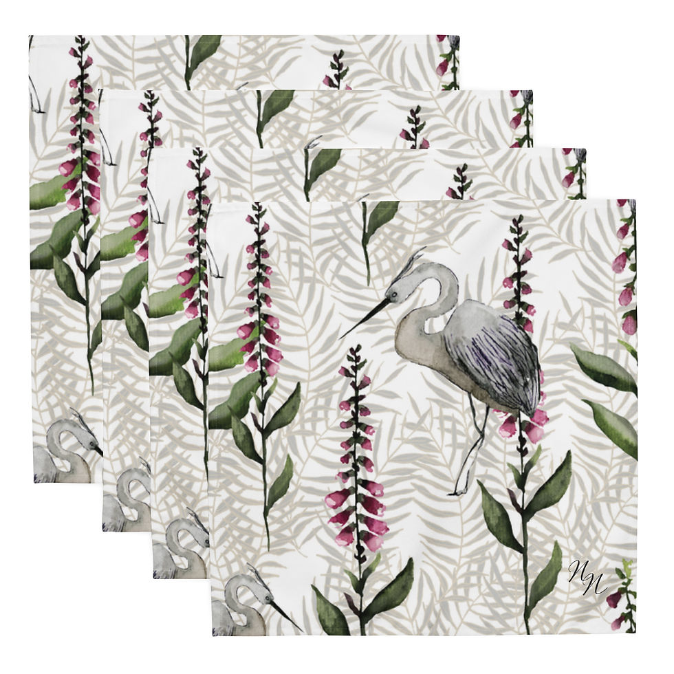 Thumbnail: The Heirloom Napkin in Heron's Haven