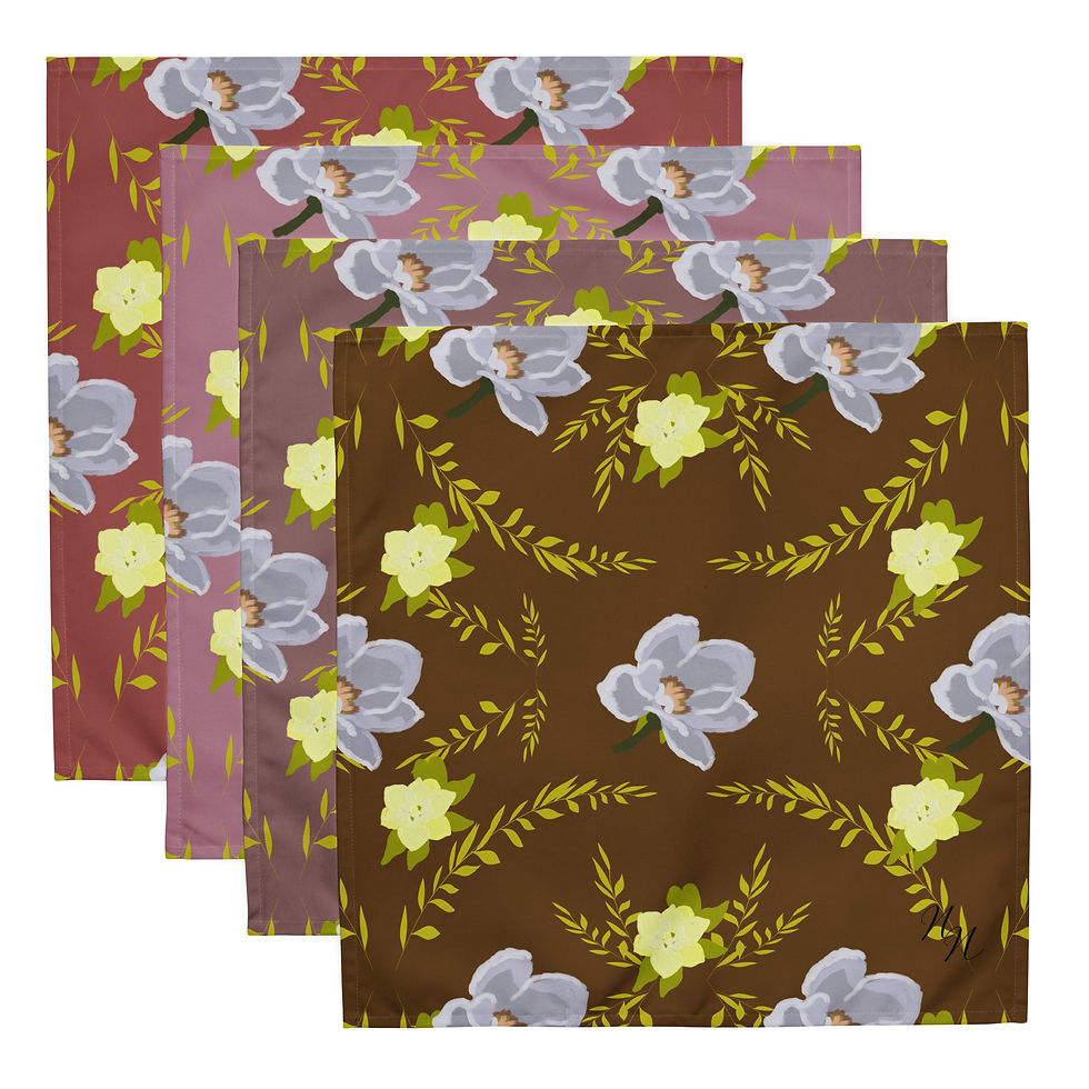 Thumbnail: The Heirloom Napkin in Isabel Grace- Muted Petal