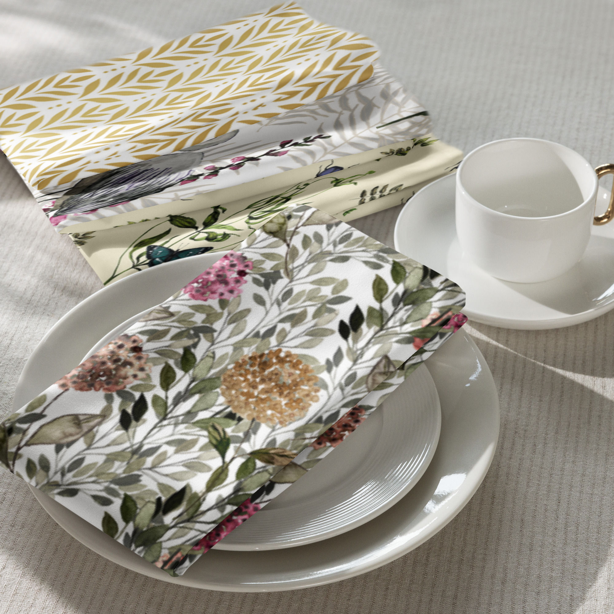 The Heirloom Napkin in Maeve's Meadow