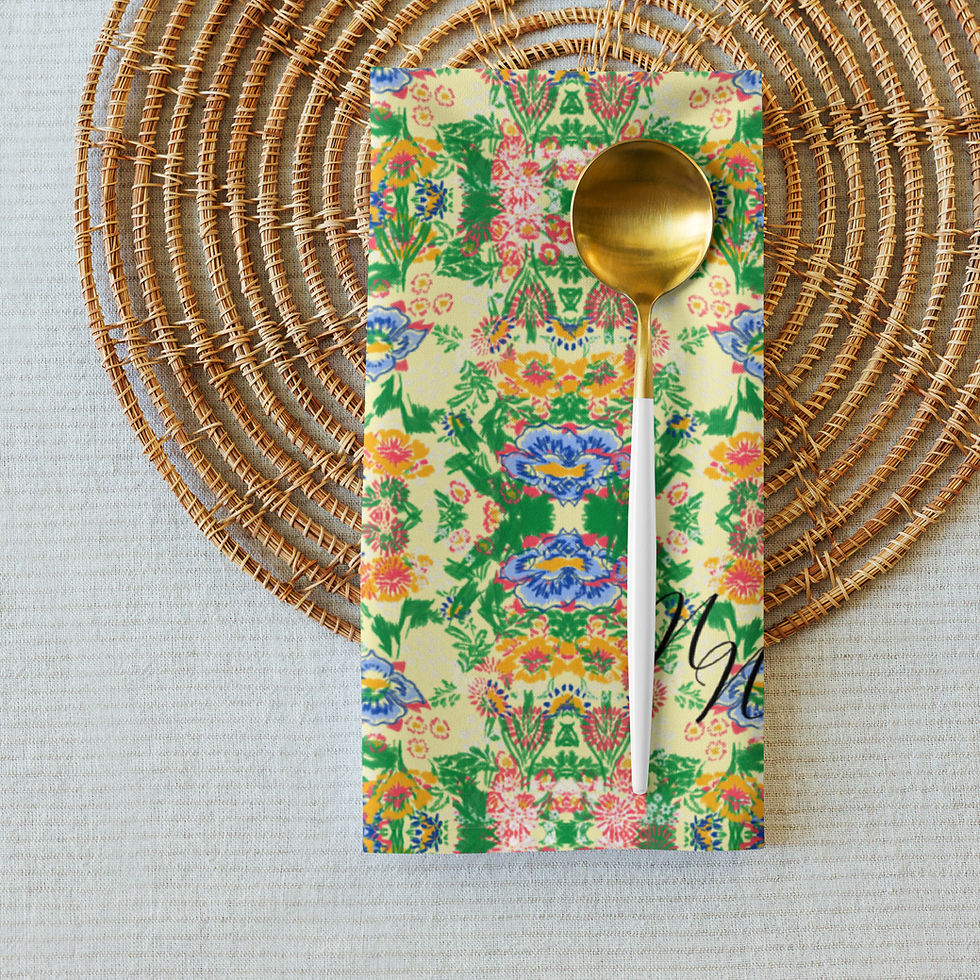 Thumbnail: The Heirloom Napkin in Colette's Sketchbook- Spring Whispers