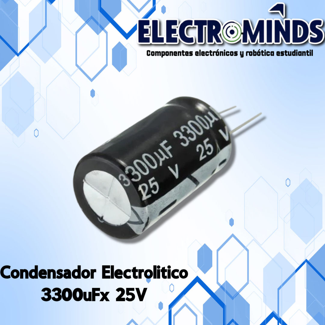 Condensador Electrolitico 3300uF x 25V
