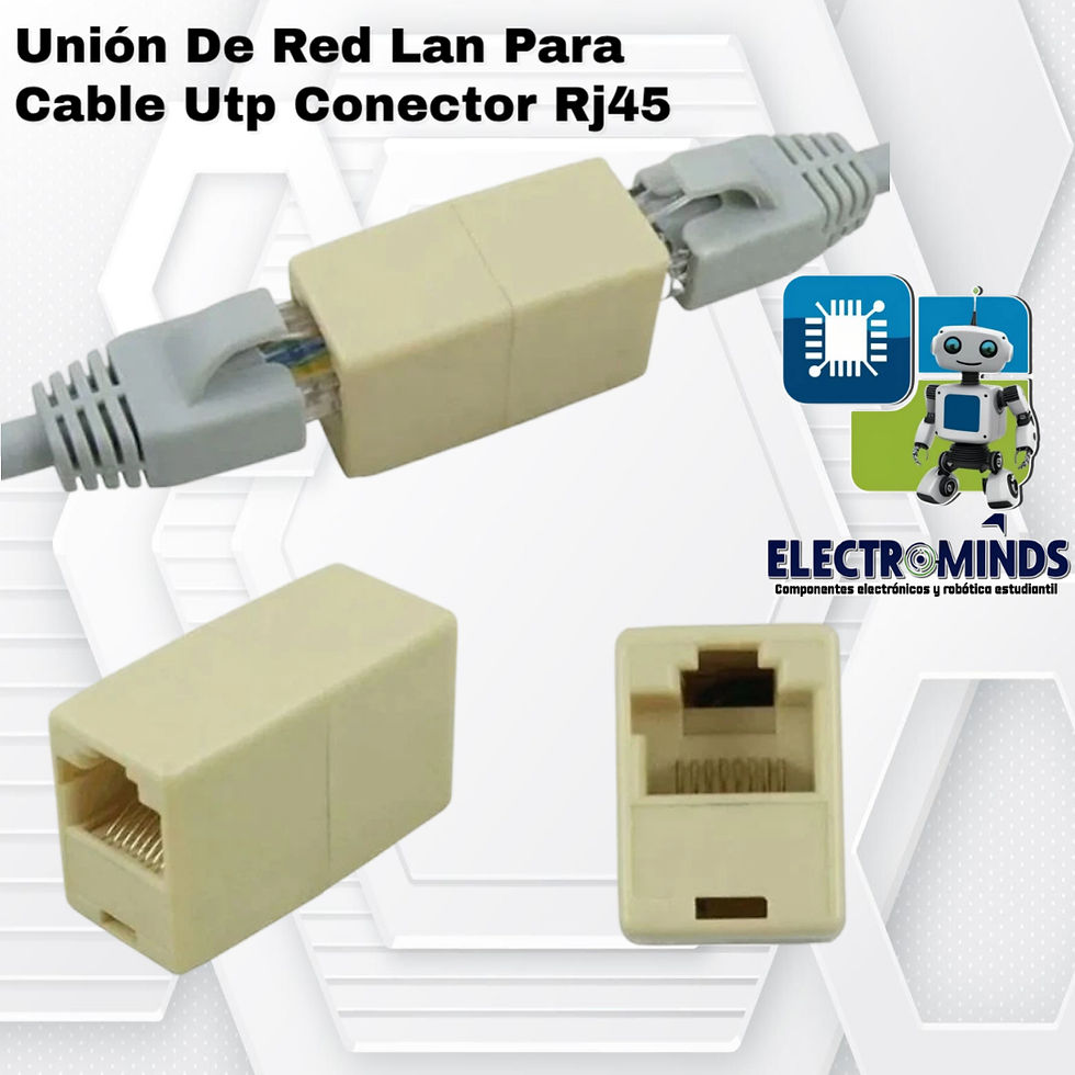 Unión De Red Lan Para Cable Utp Conector Rj45