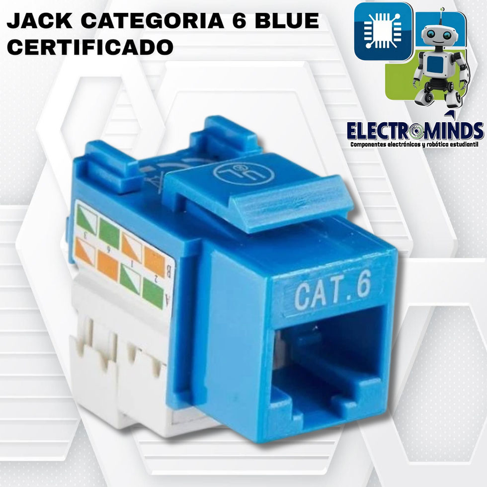 JACK CATEGORIA 6 BLUE CERTIFICADO MARCA 3BUMEN