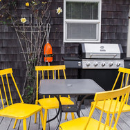 Oceanfront Caretakers Bungalow Outside Table and BBQ