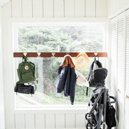 Oceanfront Caretakers Bungalow Coat Storage Area