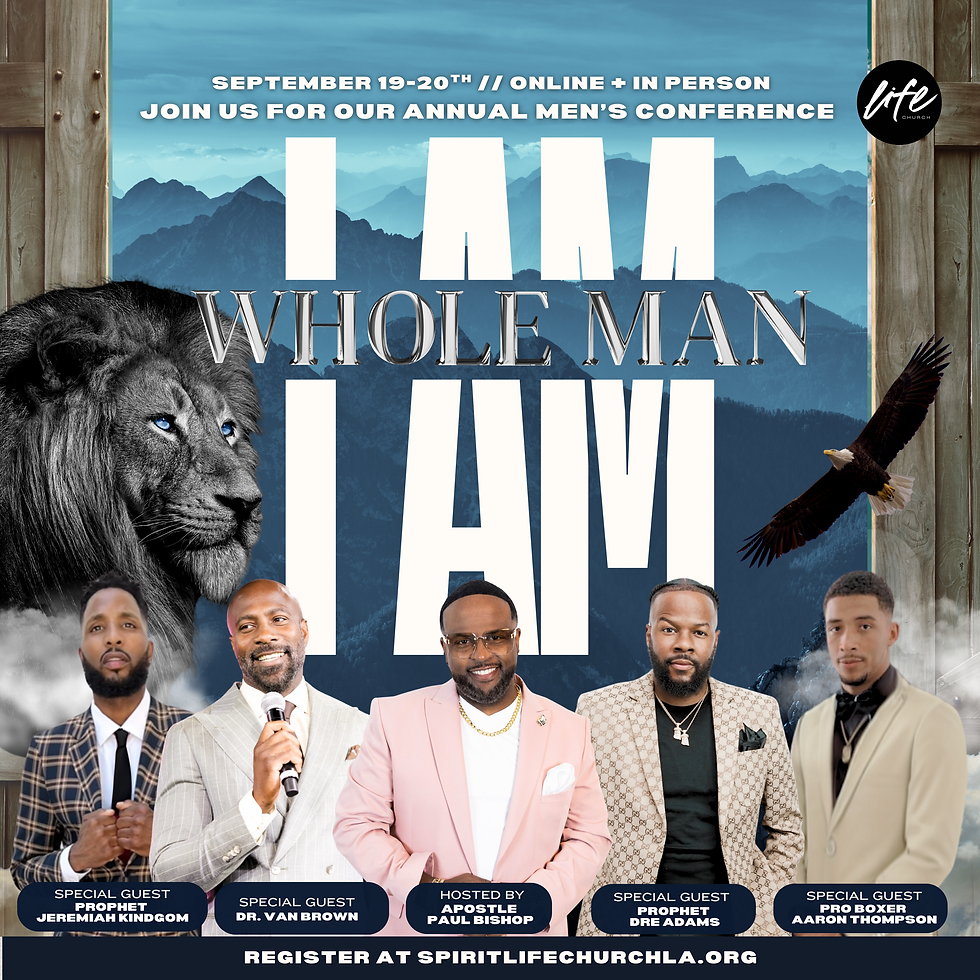 I AM: Whole Man Conference