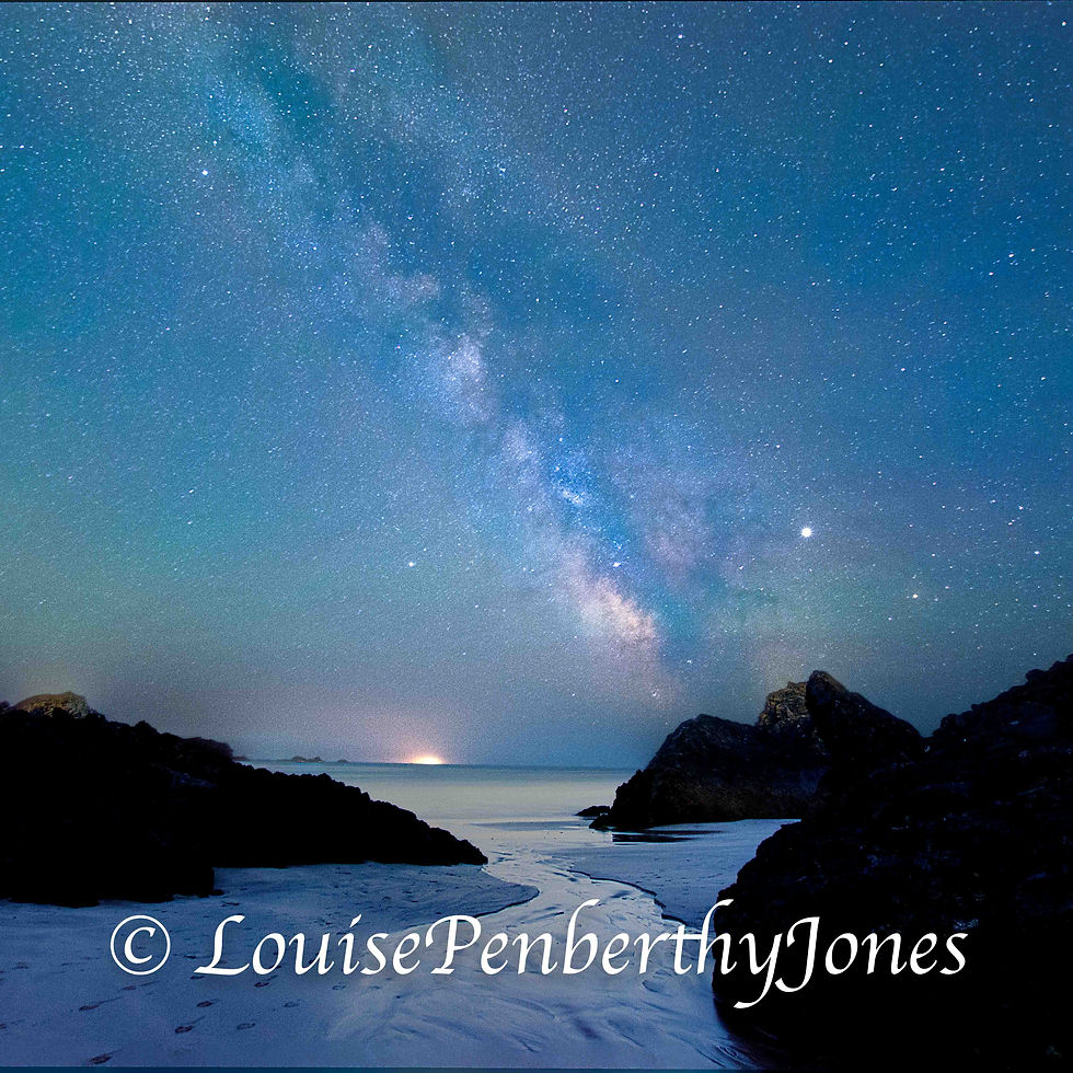 Kynance Cove under the Milky Way