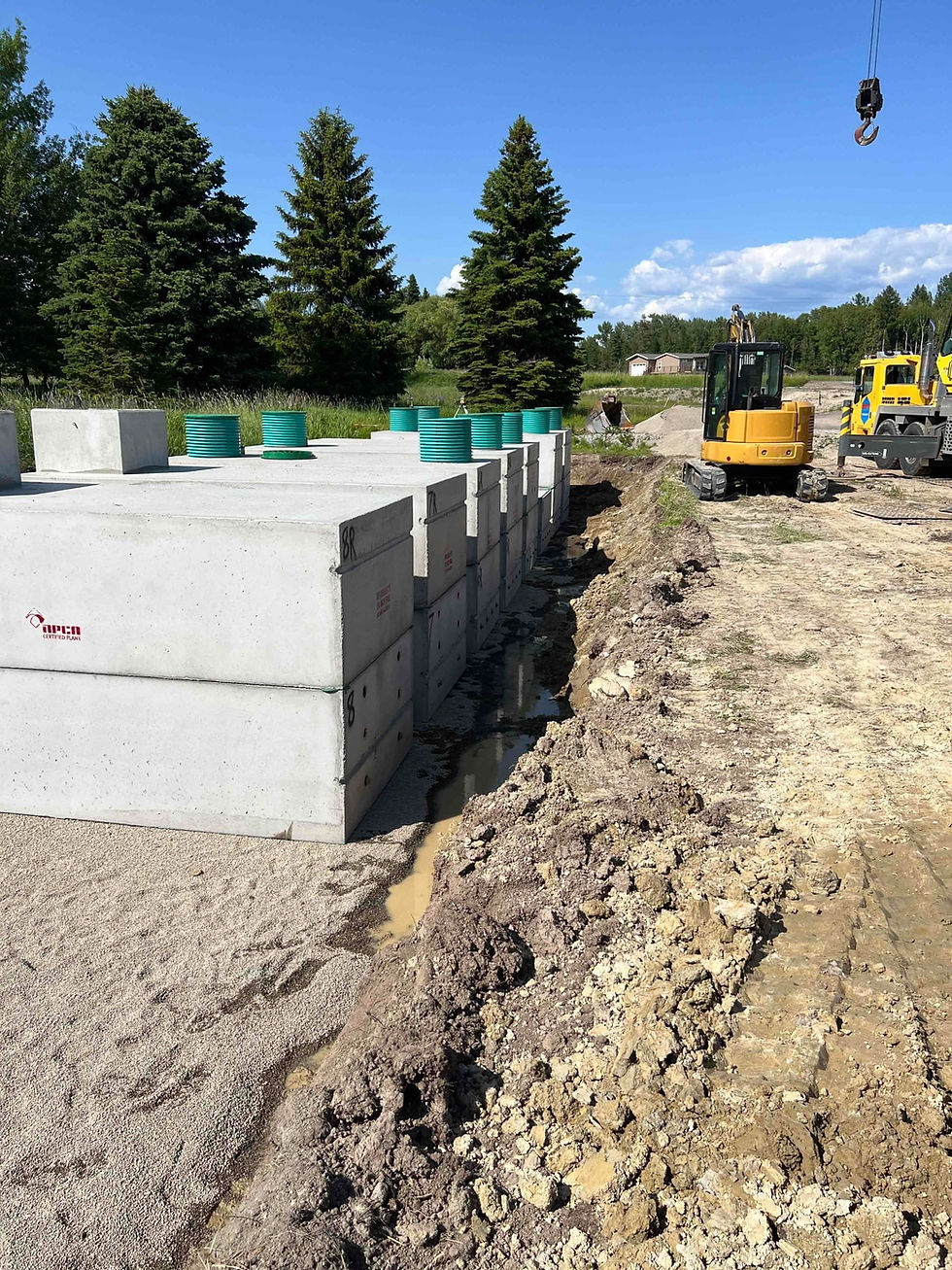 Installing a large reservoir system