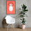 Thumbnail: How Sheep Is Your Love Framed Poster | Red