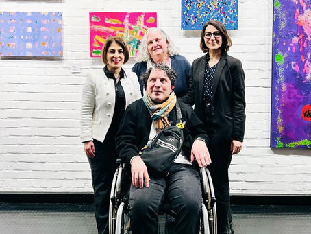 Vernissage des Künstlers Aydın Öztek“Solange das Herz schlägt“