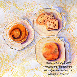 Bread and Rolls_Watercolor
