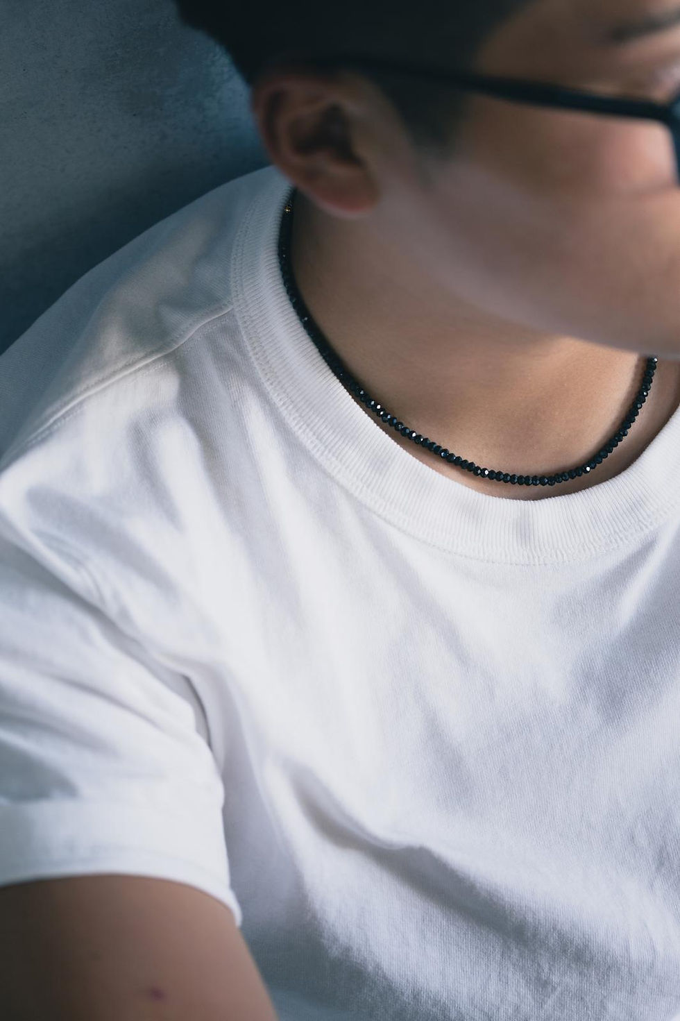 サムネイル： K10YG  Onyx Necklace