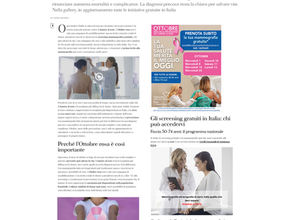 Ottobre rosa 2025: prevenzione del tumore al seno e screening gratuiti in Italia - di Laura Salonia - iODonna 