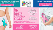 Libellule a Civil Week: screening oncologici gratuiti 8-9 maggio