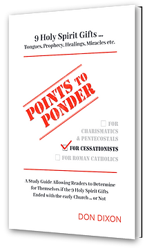 picture of points to ponder for cessationists book