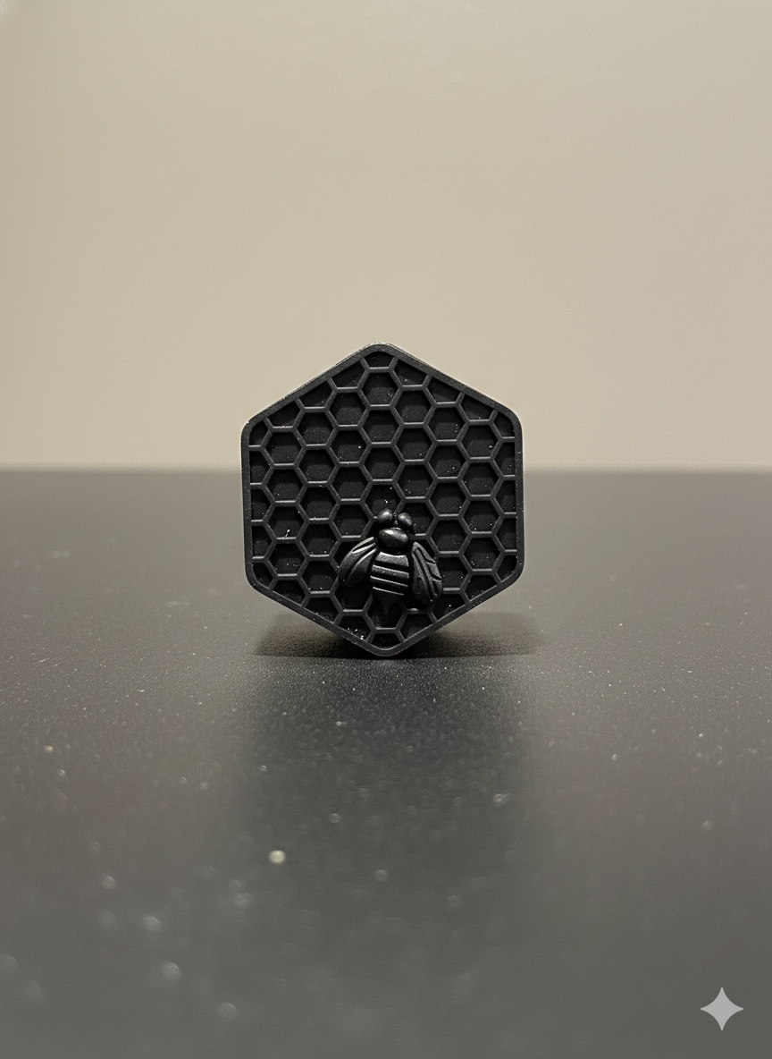 Thumbnail: SC00 SILLICON BEE JAR - BLACK image
