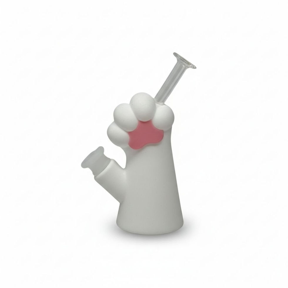 Thumbnail: WP46 SILICONE CAT PAW - WHITE image