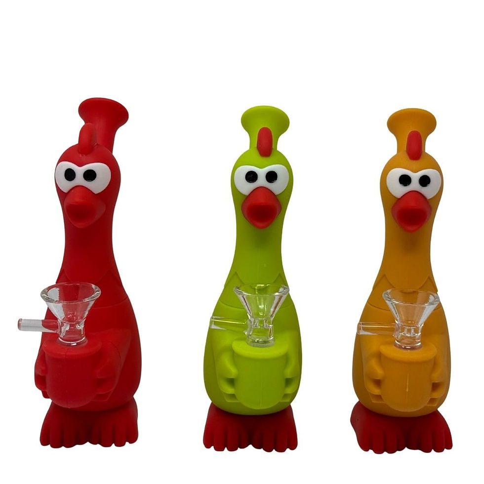 Thumbnail: WP38 SILICONE CHICKEN - GREEN image