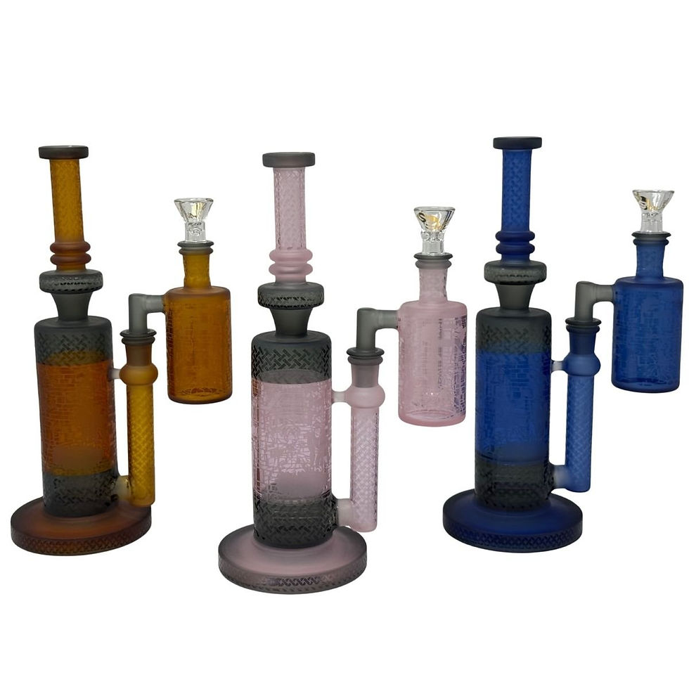 Thumbnail: 6B02 6B GLASS TEMPLE - AMBER image