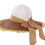 Miniatura: chapéu de praia floppy feminino adulto  com lenço
