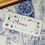 Miniature : Marque place personnalisé "frise végétale"