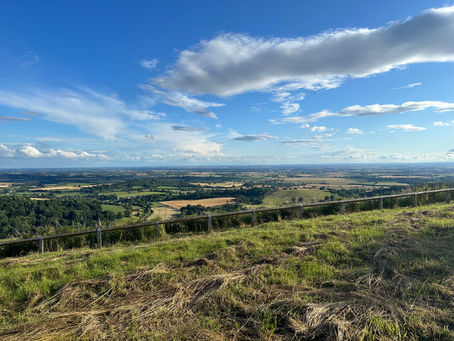 North Yorkshire Moors view on a June afternoon