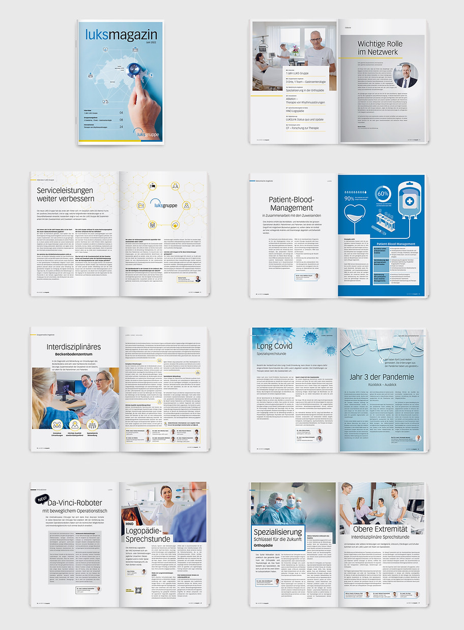 luksmagazine examples of pages