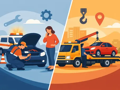 Roadside Assistance vs Towing: Which Do You Need?