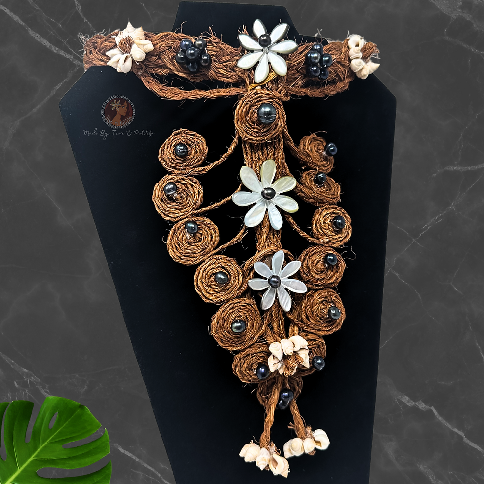 Thumbnail: Te Mana 'O Te Niu Polynesian Heirloom Necklace